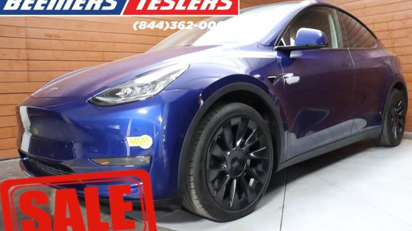 TESLA MODEL Y 2021 5YJYGDEE6MF298135 image